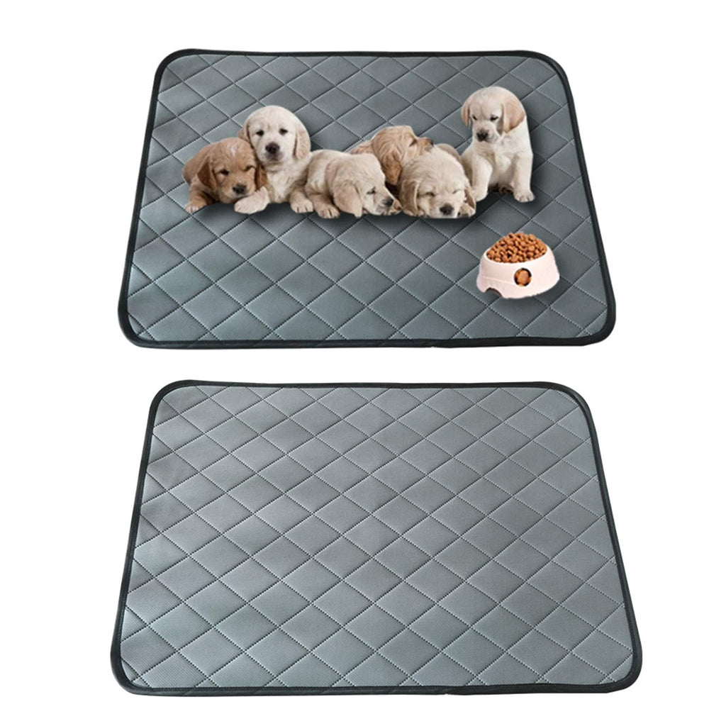 [Australia] - KHLZ US Guinea Pig Fleece Cage Liners - Small Animals Washable Dog Pee Pads, Fast Absorbent, Waterproof Reusable Pet Pee Pad for Training Pee Pad（23.6 x 17.7inch, 2pcs 