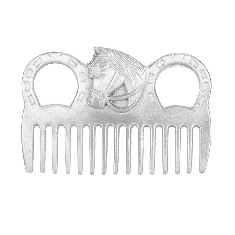 Metal Horse Comb, Metal Polishing Horse Comb, with Smooth Surface Cleaning Opening Knot for Horse Pets - PawsPlanet Australia