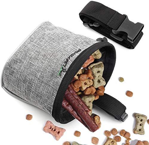 YUIP Dog Treat Bag, Hands-Free Puppy Training Pouch with Adjustable Waistband and Built-in dog - PawsPlanet Australia