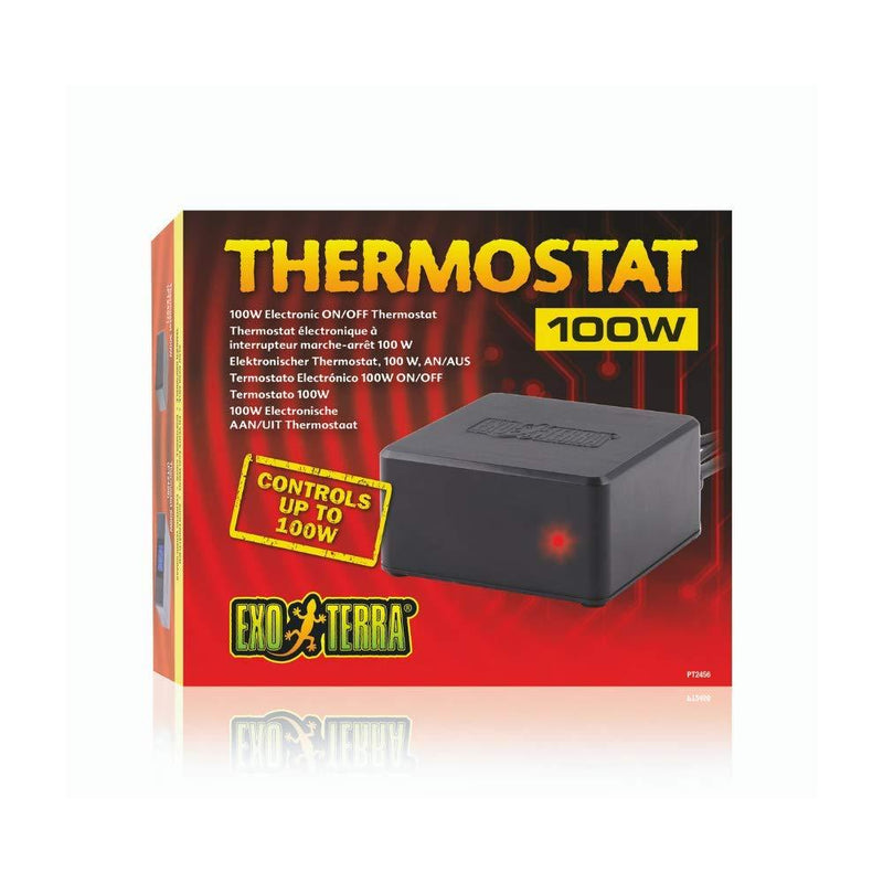 DBDPet Exo-Terra 100w Thermosat with Attached Pro-Tip Guide - Great for Racks, Beardies, Leopard Geckos, Ball Pythons and More! - PawsPlanet Australia