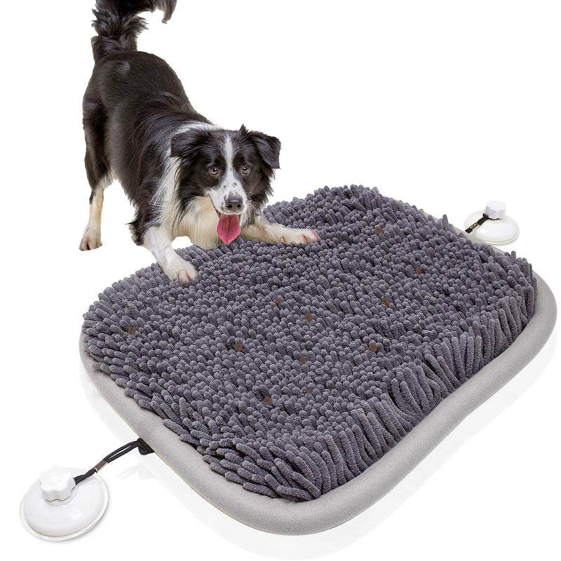 Britimes Dog Snuffle Mat, Pet Nosework Feeding Interactive Toys, Encourages Natural Foraging Skills, Dog Treat Dispenser Stress Relief Slow Eating Mat for Boredom - PawsPlanet Australia