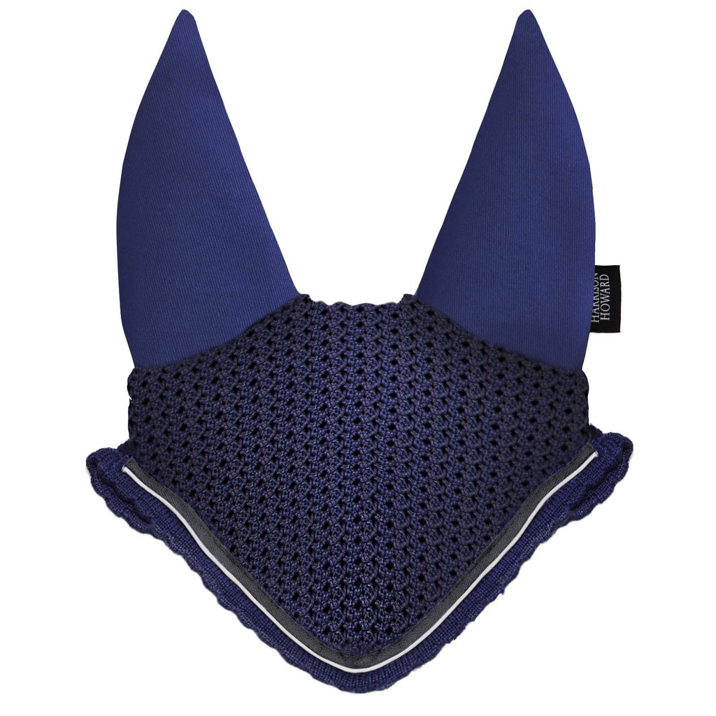 Harrison Howard Classic Vigor Flector Horse Fly Veil-Navy Navy Full (Large) - PawsPlanet Australia