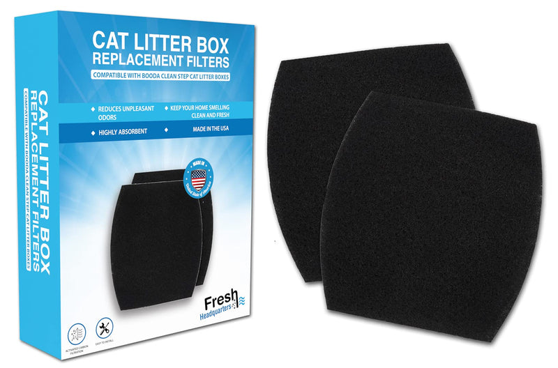 FRESH HEADQUARTERS Cat Litter Box Replacement Filters Compatible with Petmate Booda – Activated Carbon Charcoal Filters Eliminate up to 99% of Odors to Keep Your Home Smelling Fresh Booda Clean Step - PawsPlanet Australia