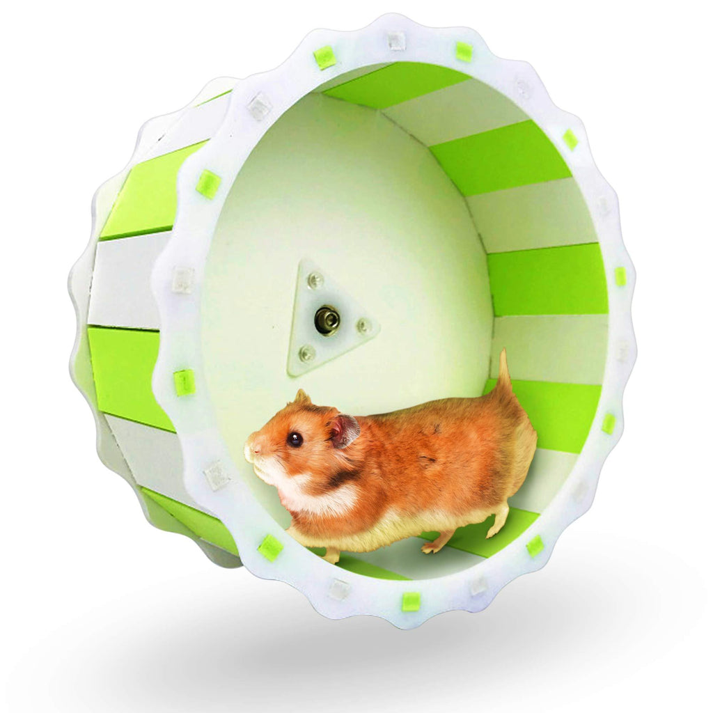 Meric Silent Spinner Wheel for Dwarf Hamsters and Mice, Comfort Wheel Saves Space, Easy to Maintain and Install, Silent Hamster Wheel Gives You A Good Night of ZZZZ’s - PawsPlanet Australia