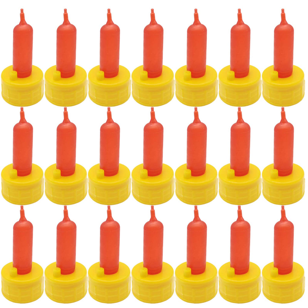 TIHOOD 25 PCS Lamb Teat Feeder Bottle Topper Feeding Milk Drinking for Sheep Goat Pup Dog Farm Supplies - PawsPlanet Australia