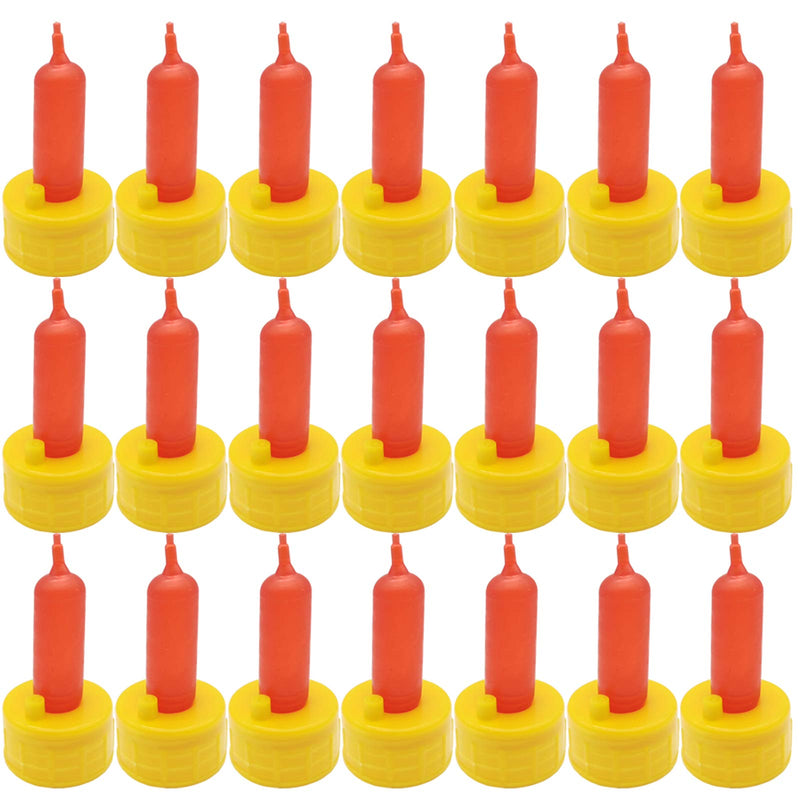 TIHOOD 25 PCS Lamb Teat Feeder Bottle Topper Feeding Milk Drinking for Sheep Goat Pup Dog Farm Supplies - PawsPlanet Australia