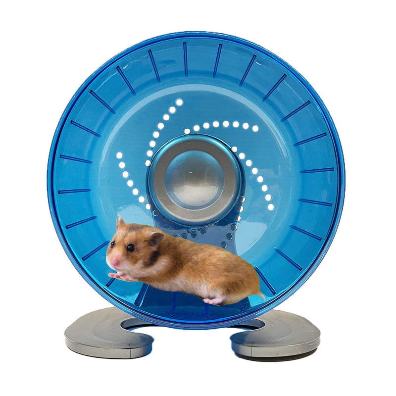 Petest Hamster Exercise Wheel, Silent Spinner Running Wheels for Small Animal, Hamster, Gerbils and Mice, Diameter 6.7 inch, Multiple Colors Available Blue - PawsPlanet Australia