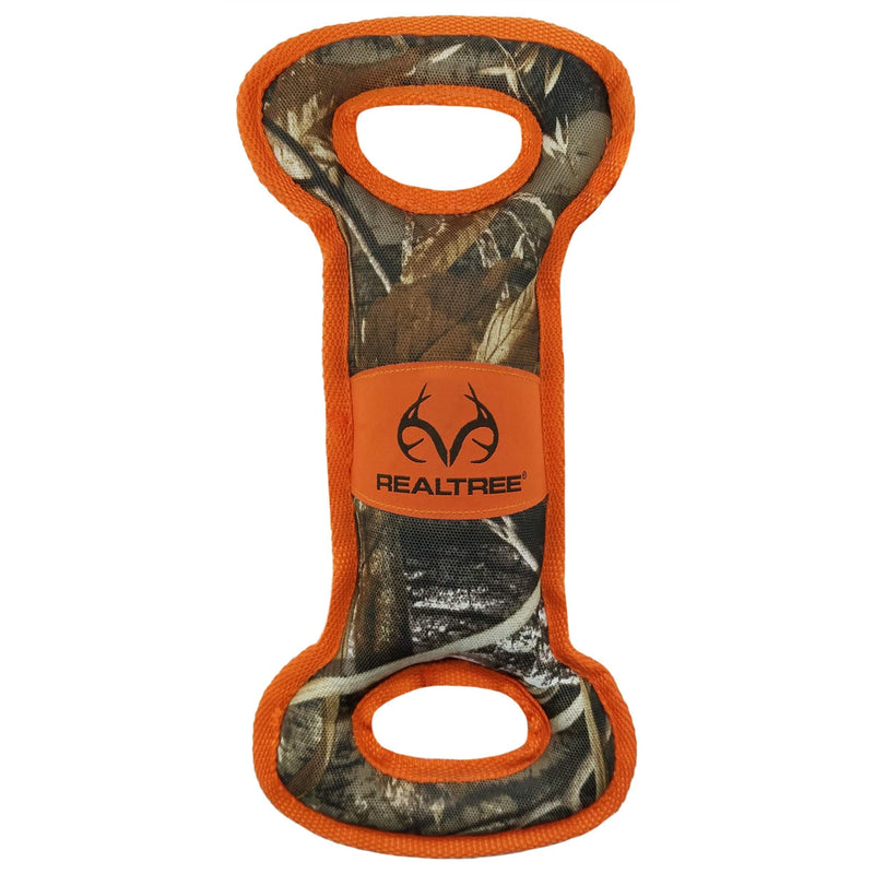 DOG CHEW & SQUEAK TOY - REALTREE Licensed - Premium Quality Pet Toy with Hunting & Camouflage Design. Durable Nylon Dog Toy with Double Stitching, Stuffed Pet Toy with Built-in SQUEAKER! DOG BONE TOY. - PawsPlanet Australia