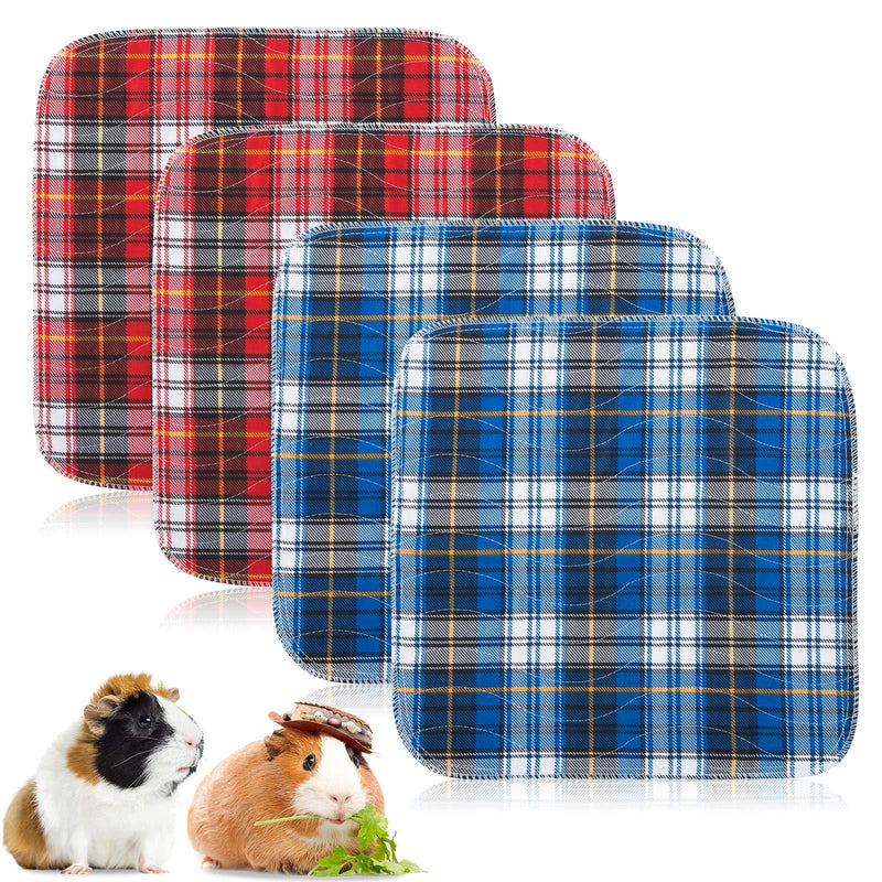 Geegoods Guinea Pig Cage Liners Guinea Pig Bedding Washable &Air Dried Pee Pads for Guinea Pig Fast Absorbent Waterproof Reduce Shrinkage Non-Slip 12"x 12"x4 - PawsPlanet Australia
