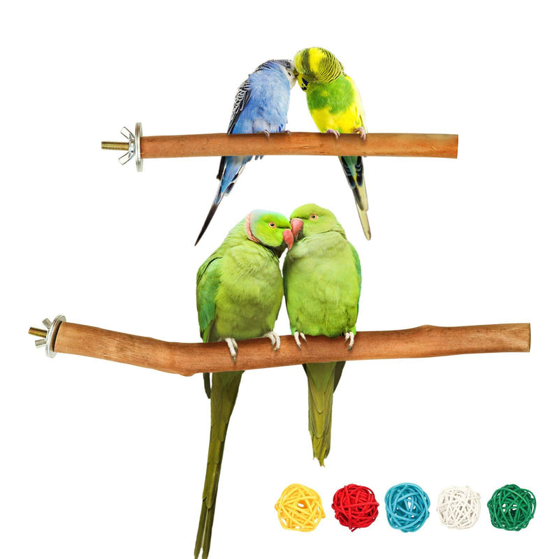 S-Mechanic Natural Bird Stand Perches for Small or Medium Parrots Bird cage Accessories style-1 - PawsPlanet Australia