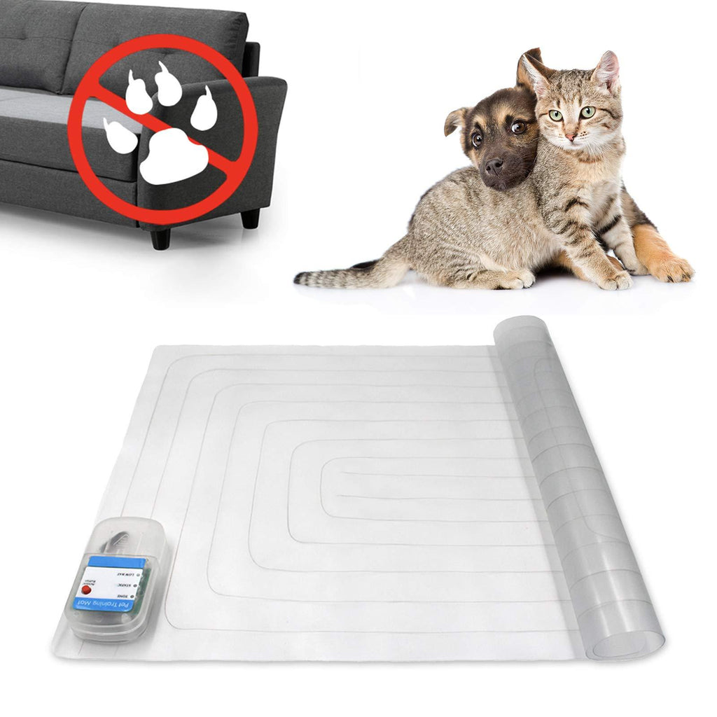 Indoor Pet Scat Shock Mat, 30”x16” Pet Training Mat for Dogs and Cats, Electronic Training Mat Keep Pets Off Furniture, Safe Dog Repellent Mat with 3 Training Modes, Sofa Couch Protector - PawsPlanet Australia