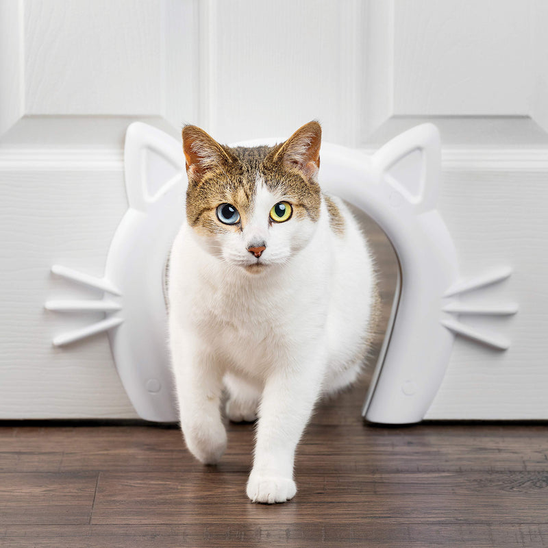PetSafe Cat Door - Cat Corridor for Interior Doors - Adds Privacy, Hides Litter Box and Automatic Feeder or Cat Food - for Cats Up to 20 lb - Durable and Easy to Install - Made in USA - PawsPlanet Australia