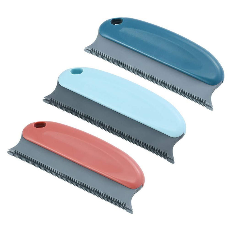 3 Pieces Pet Hair Remover Brush - Dog Cat Hair Lint Remover Brush Cleaning Comb for Couch, Carpet, Clothing, Blankets, Car Seat - PawsPlanet Australia
