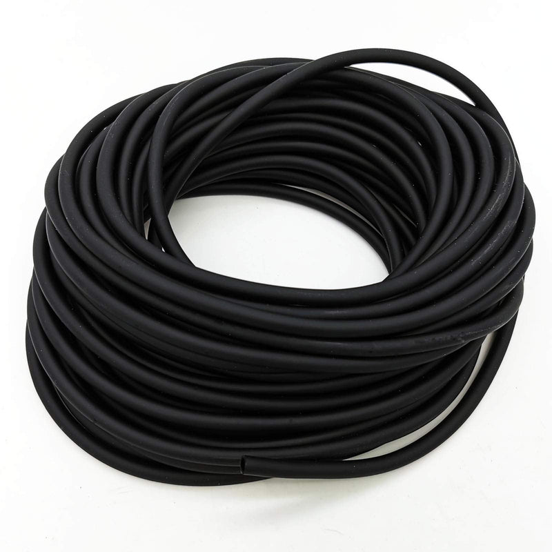 JIH Aquarium Standard 3/16" Black Flexible Airline Tubing with Black Plastic Connectors for Fish Tank,Terrariums, and Hydroponics J-50feet - PawsPlanet Australia