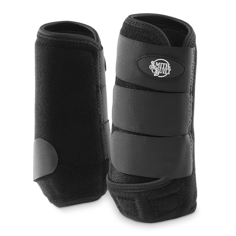 SmithBuilt Neoprene Athletic Front Boots for Horse, Equine Protective Sport Wraps - Pair Medium - PawsPlanet Australia