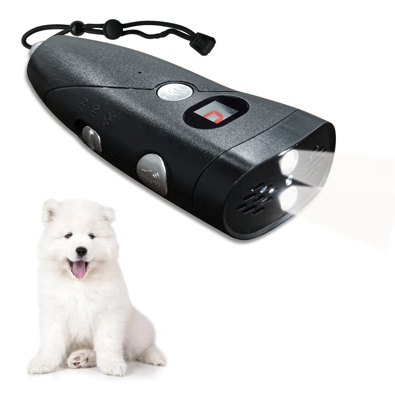 A.FATI Ultrasonic Dog Barking Deterrent Rechargeable 9 Gears Sonic Dogs Anti-Barking Device, Control Range of 16.4 Ft, Indoor and Outdoor - PawsPlanet Australia
