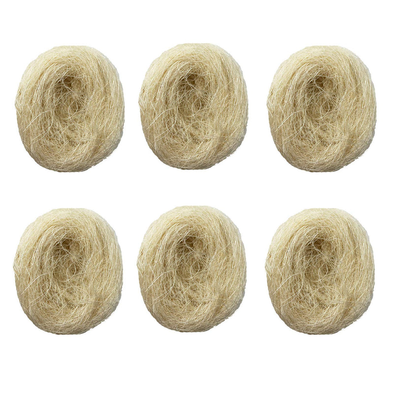 kathson Bird Nesting Materials Coconut Fiber Bird Nest Bedding Material Warm and Breathable Linen Silk for Bird Small Animals (6 Pack) - PawsPlanet Australia