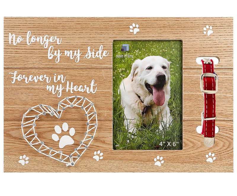 Sort it Rite Dog Memorial Picture Frame as a Pet Loss Gift - Cat Memorial Plaque - Pet Memorial Picture Frame 4x6 Dog and Cat Picture Frame in Loving Memory for Loss Beige - PawsPlanet Australia