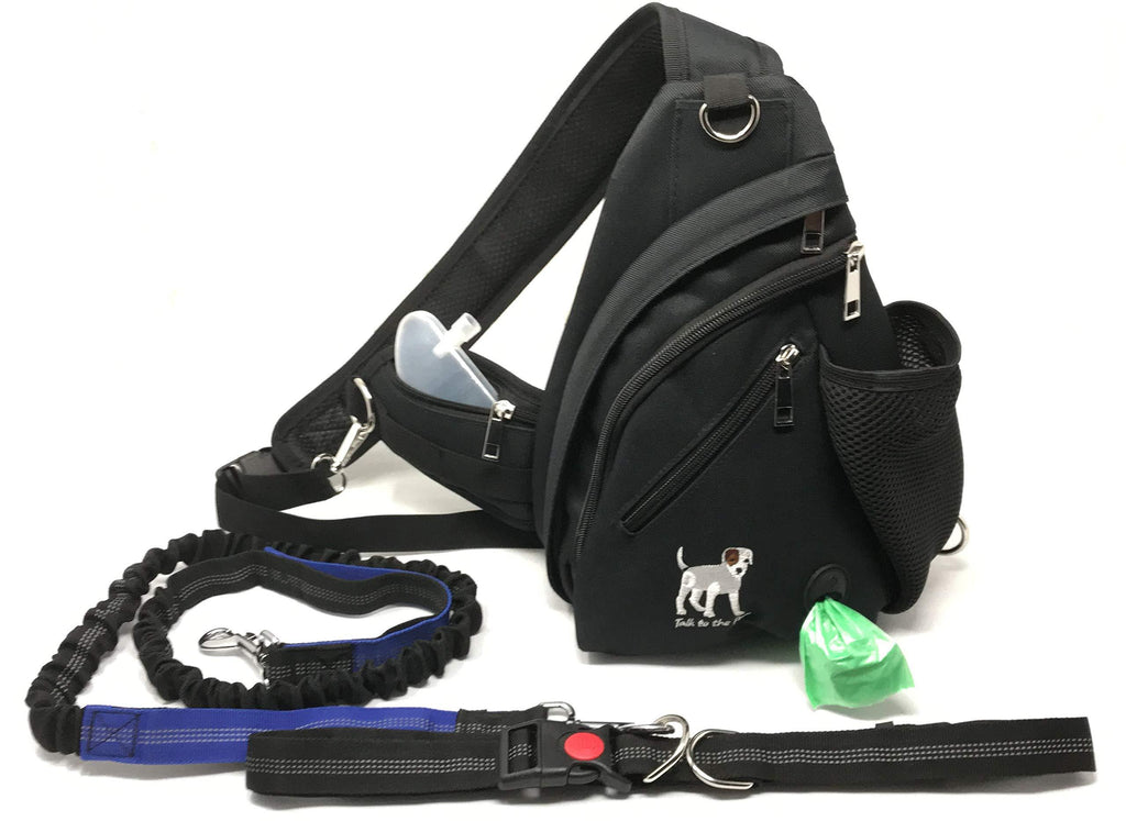 Talk to the Paw, Cross Body Dog Training Treat Pouch, Dog Training Treats, Hands Free Dog Leash, Puppy Treats for Training, Dog Poop Bag Dispenser, Dog Leash Waist Walker, Clicker Dog Training - PawsPlanet Australia