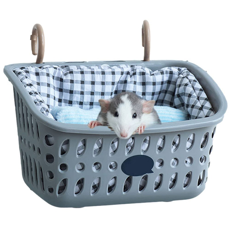 JWShang Rat Bed, Hamster Hammock Hanging Basket Warm Bed, Rat Cage Accessories and Habitats, Small Animals Removable Nest Mat for Hamster, Sugar Glider, Rat - PawsPlanet Australia