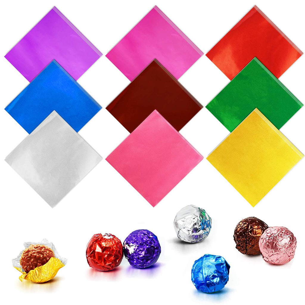 Foil Candy Wrappers 4x4 Aluminum Foil Wrapping Paper for Candy Packaging Decoration(960pcs) - PawsPlanet Australia