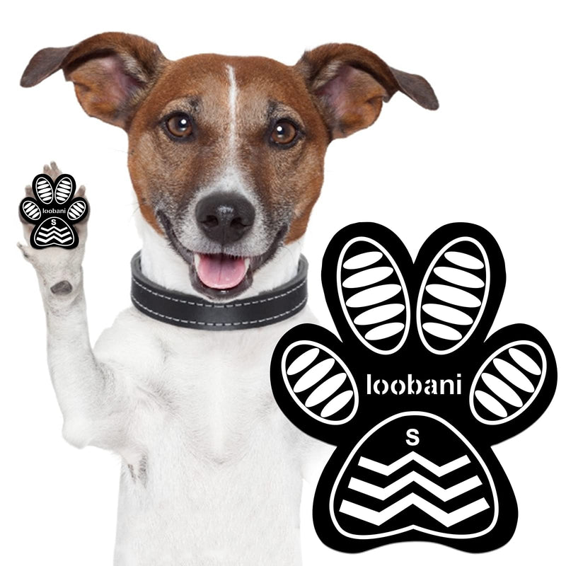 LOOBANI Dog Paw Protector Anti-Slip Grip Pad to Provides Traction and Brace for Weak Paws, Walk Assistant to Keeps Dogs from Slipping On Slippery Floors 12 Sets 48 Pads S (1-5/8"x1-3/8", 4-10 lbs) - PawsPlanet Australia