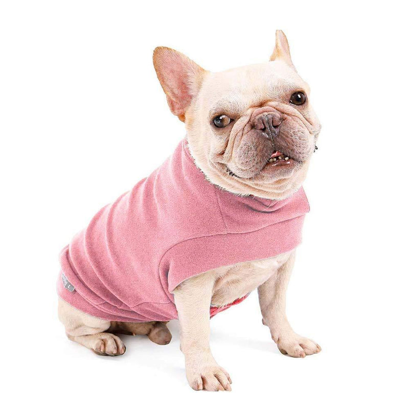 (Small Size, Pink) Pet Cat and Dog Sweatshirt Clothes, Soft Fashionable and Comfortable Pullover in Autumn and Winter, Hoodie Vest Keeps Warm Simple and Casual, Suitable for Puppy cat and Dog Small - PawsPlanet Australia