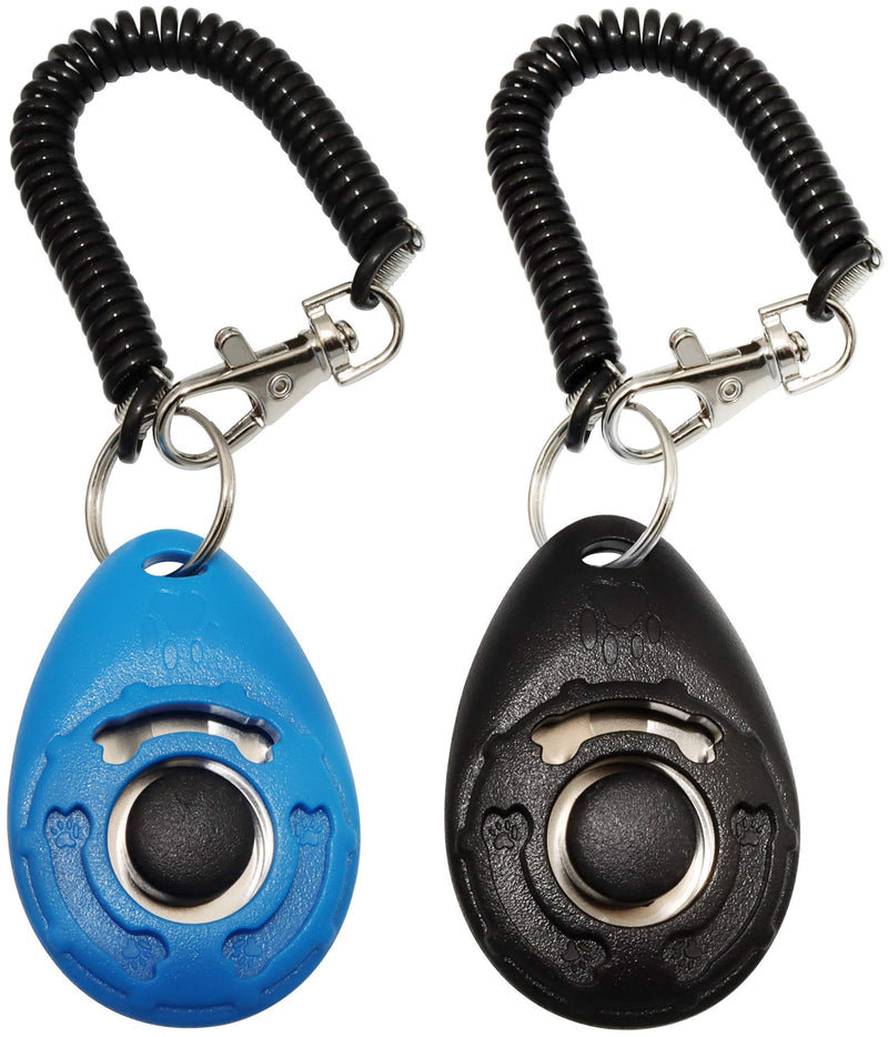 Pet Training Clicker for Dog, Clickers with Wrist Strap for Cat Horse Bird Puppy,2 Pcs - PawsPlanet Australia
