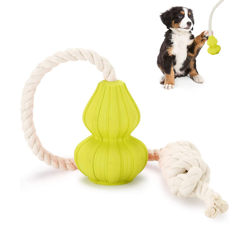 Dog Rope Toy, Interactive Puppy Chew Toys for Aggressive Chewers Small and Medium Dogs (Green) Green - PawsPlanet Australia
