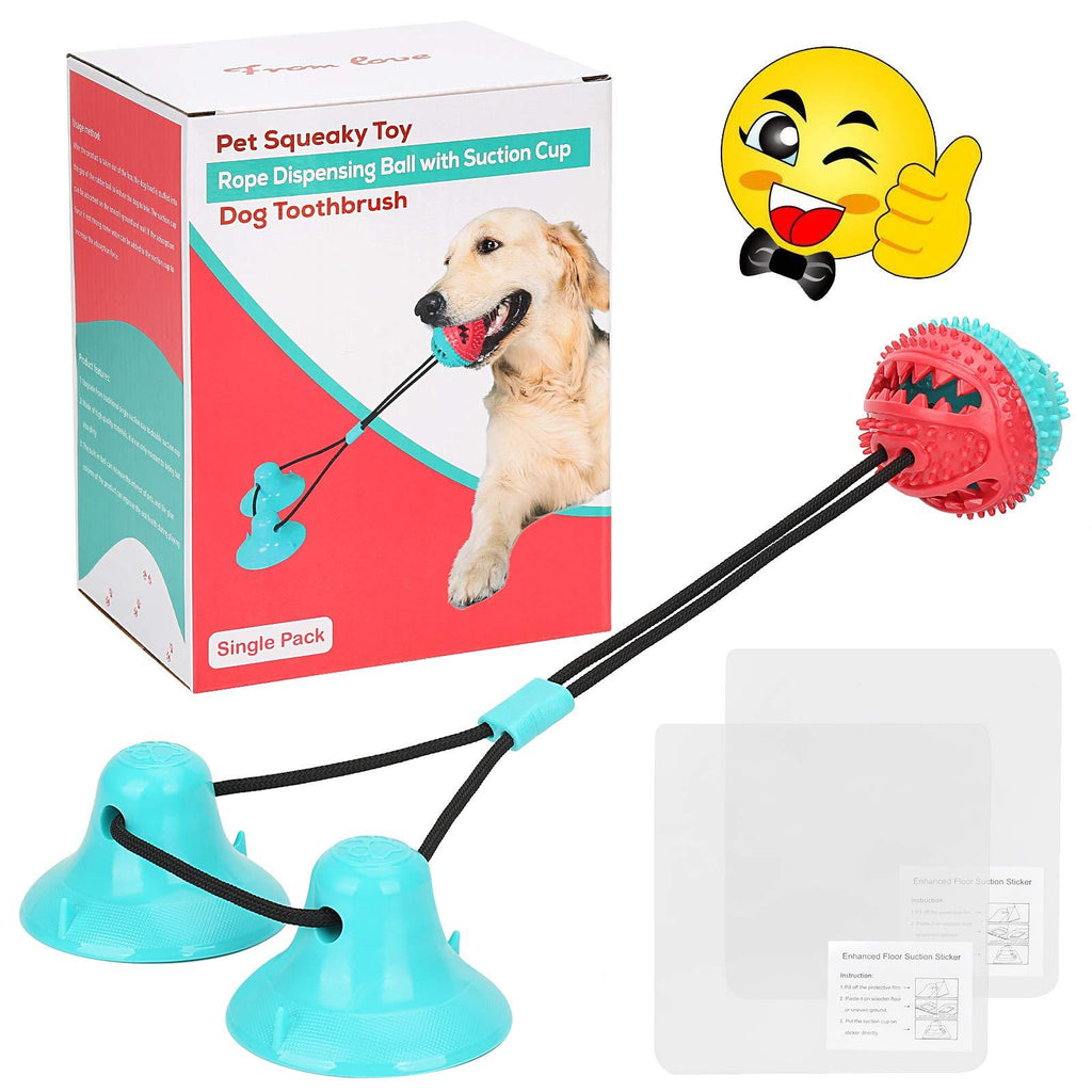 Suction Cup Dog Toy Interactive Rope Toys Can Bring You Closer to Your Pet Toy for Aggressive Chewers for Dog Cleaning Teeth Dog Chew Toy Suction Pull Resistant Toy for Aggressive Chewers blue - PawsPlanet Australia