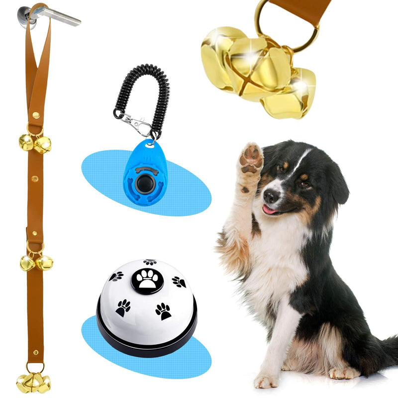 Ripeng Dog Doorbells Training Potty Dog Bells Adjustable Dog Door Bell for Dog Door Knob/Go Outside, Puppy Potty Training - PawsPlanet Australia