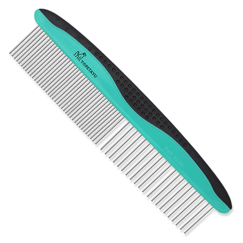 Dog Cat Self-Cleaning Slicker Brush and Comb Set for Shedding and Grooming Long Short Hair. Safe Painless Bristles Easily Removes Loose Fur, Undercoat, Mats, Tangled For Most Hair Types & Size of Pet… Pet Grooming Comb - PawsPlanet Australia