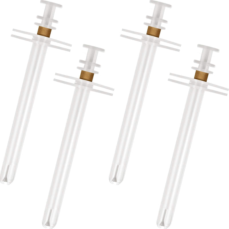 4 Pieces Pet Syringe Pet Pill/Tablet Syringe with Safety Tip Small Animal Pill Shooter Pet Pill Feeding Dispenser for Cats Dogs Birds (White) - PawsPlanet Australia