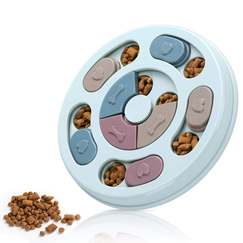 Dog Puzzle Toys,Dogs Food Puzzle Feeder Toys for IQ Training & Mental Enrichment,Dog Treat Puzzle Blue - PawsPlanet Australia