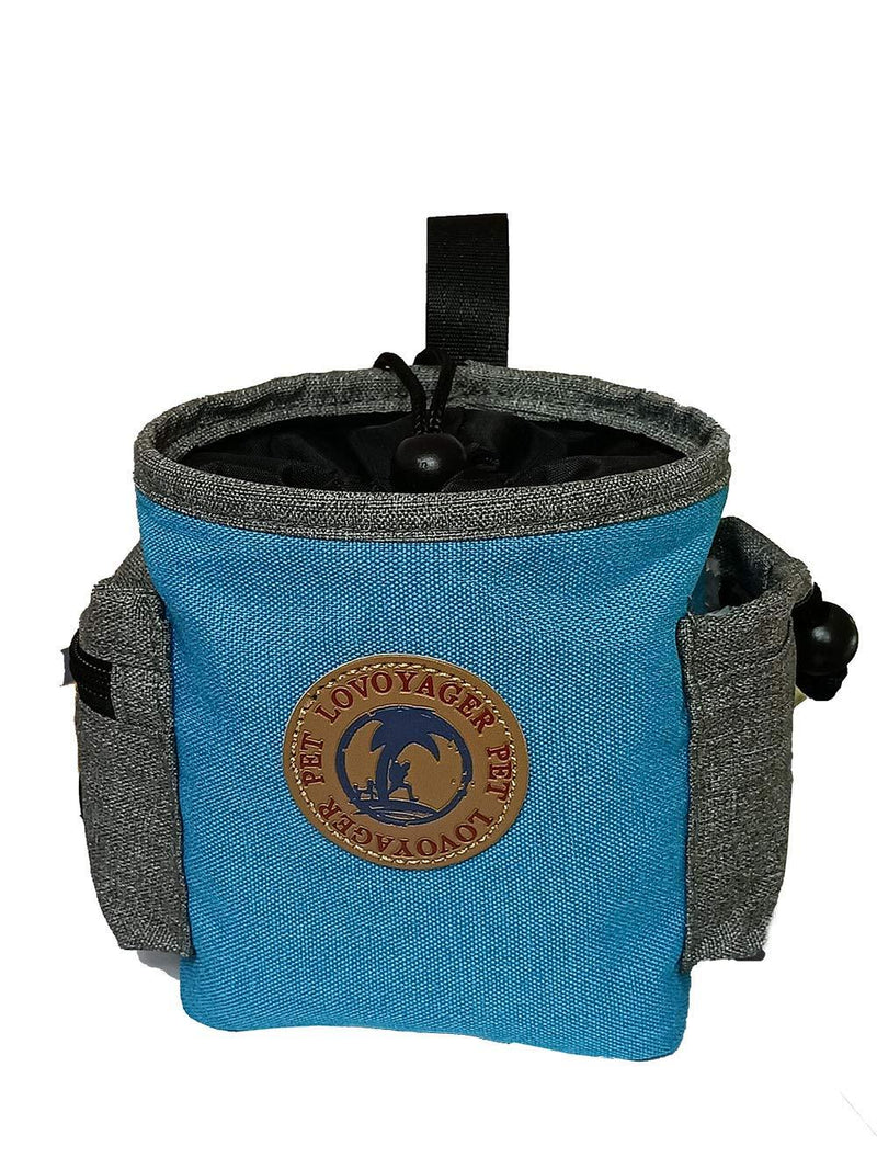 Dog Treat Pouch Dog Treat Bag Built in Poop Bag Dispenser for Training Small to Large Dogs,Puppy Treat Pouch Easily Carries Pet Toys Kibble Treats - PawsPlanet Australia