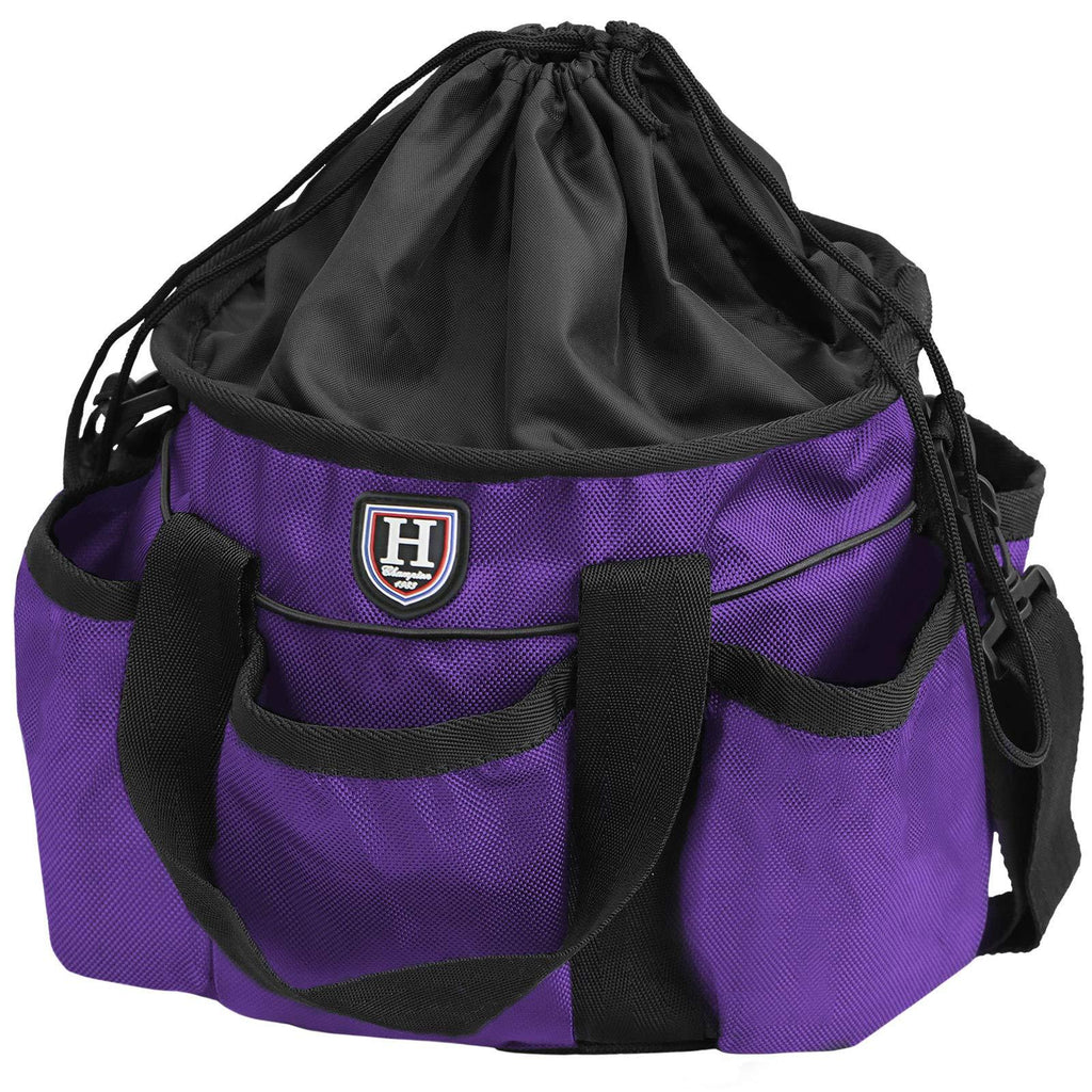 Harrison Howard Premium Horse Grooming Organizer Bag Horse Grooming Tote Bag Royal Purple - PawsPlanet Australia