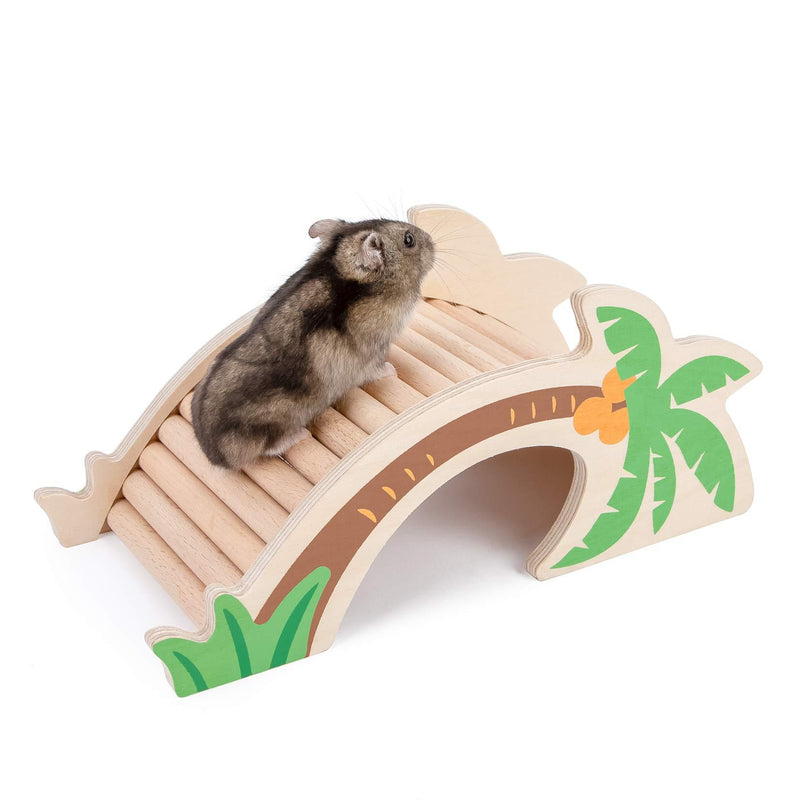 Niteangel Small Animal House Bridge for Syrian Dwarf Hamsters Mice Gerbils Rats Guinea Pigs or Other Small Pets Small - For Hamsters - PawsPlanet Australia