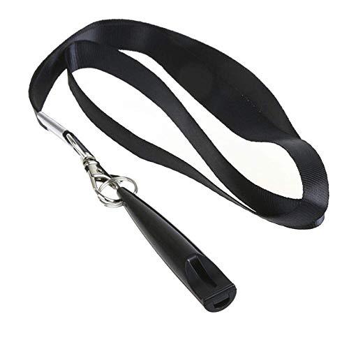 TRUUW Dog Training Whistles in black with lanyard (Black) Ideal for dog behavioural training | Standardised frequency | Loud and far-reaching for pet recall - PawsPlanet Australia