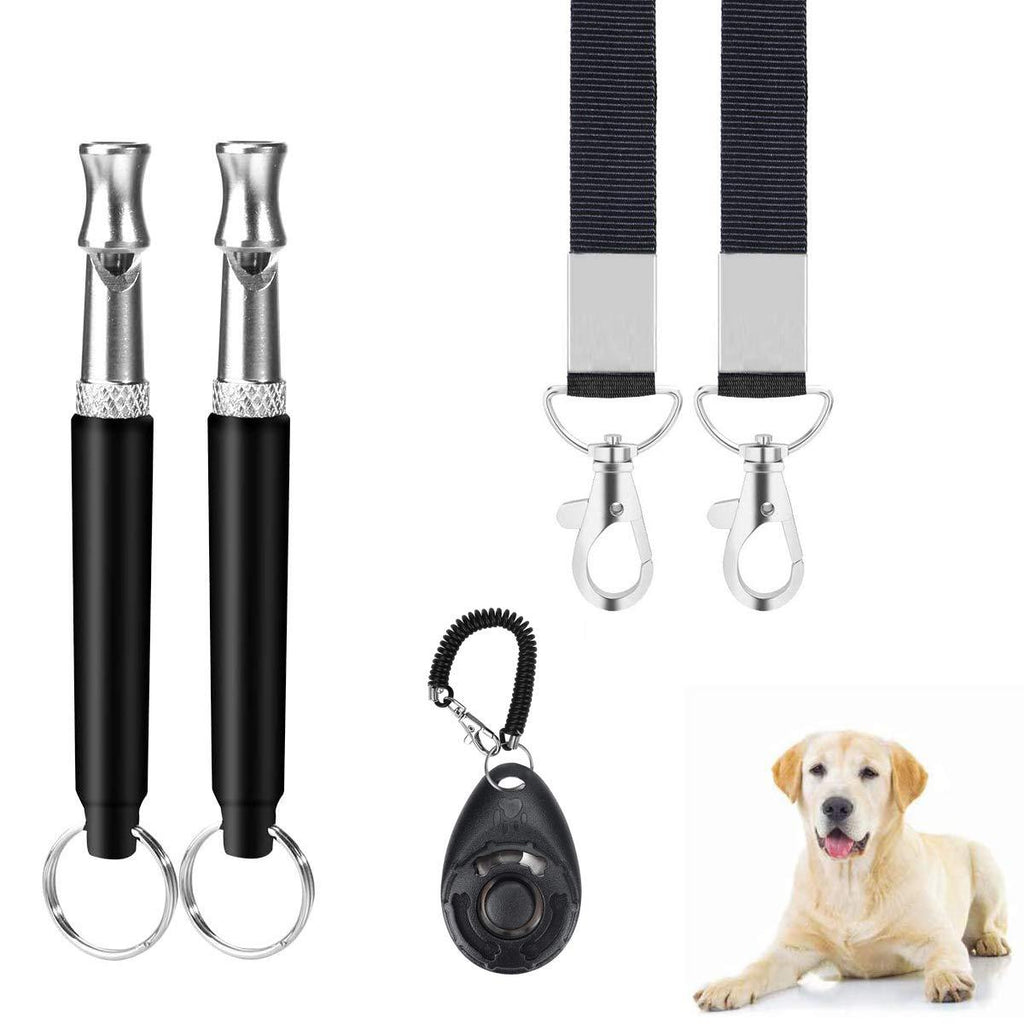 ROFAKU Dog Whistle with Clicker, Ultrasonic Dog Training Whistles with Adjustable Frequencies, Bark Control Devices for Dogs (3 Pack) - PawsPlanet Australia