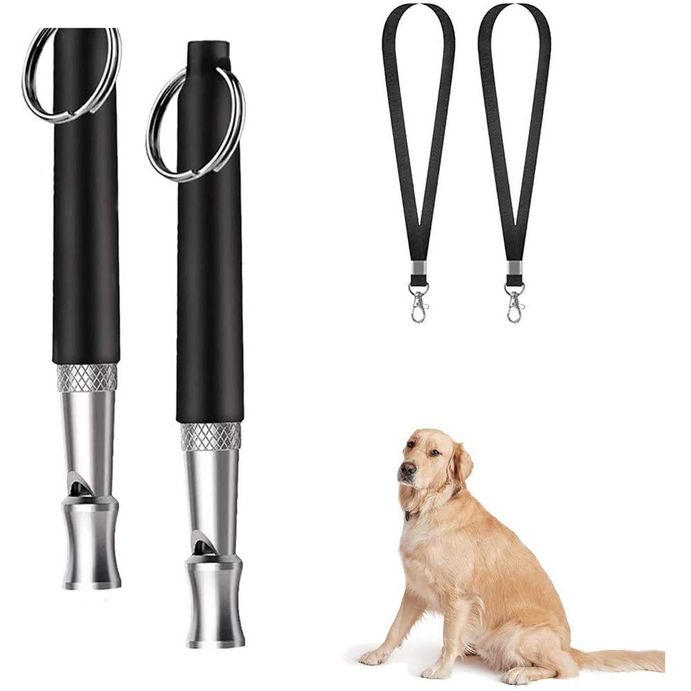 Dog Whistle,Adjustable Pitch Ultrasonic Training Tool,Bark Control Devices for Dogs (2 Pack) - PawsPlanet Australia