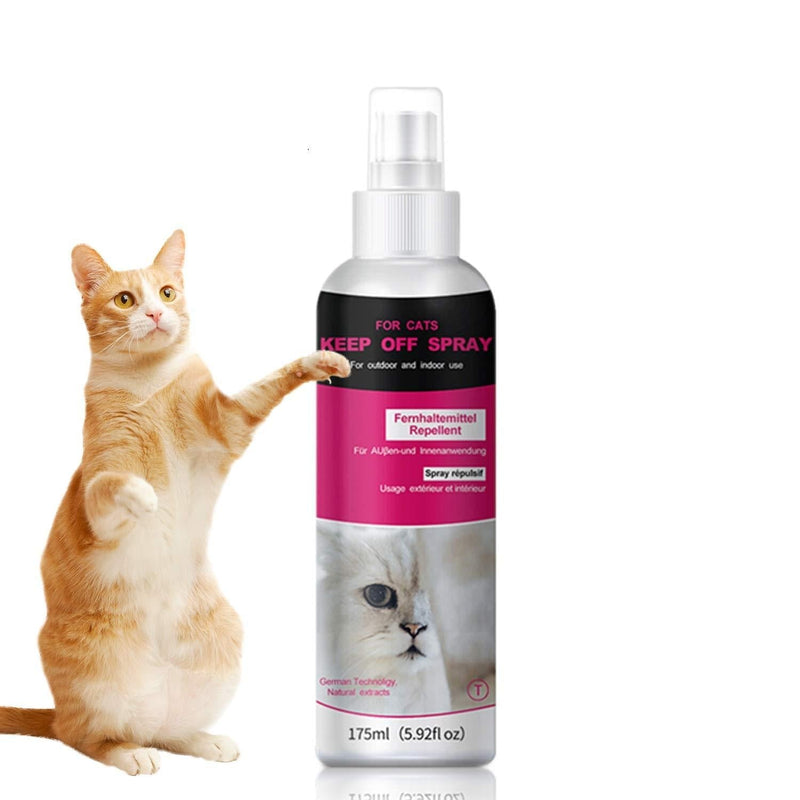 QUTOP Cat Scratch Deterrent Training Spray, Cat Repellent Spray for Indoor and Outdoor Use - 175ml 1Pack - PawsPlanet Australia