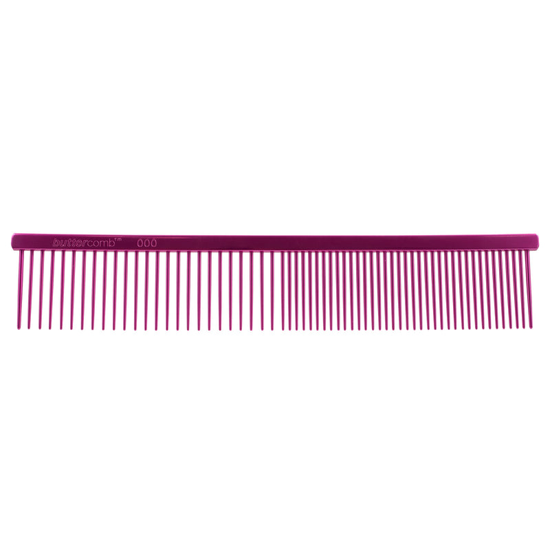 Chris Christensen 000 Comb Brass Fine/Course 7.5" Pink 7.5 Inch Fine/Coarse - PawsPlanet Australia