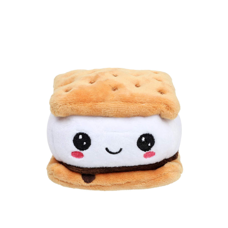 Fuyage Cream Smore Biscuit Squeaky Plush Dog Toy Stuffed Plush Toys for Puppy Small Medium Dogs - PawsPlanet Australia