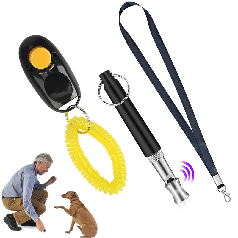 Dogs Whistle To Stop Barking Silent Control Recall Dog Training Clicker Adjustable Pitch Ultrasonic Dogs Training Kit with Lanyard For Puppy Small Medium And Large Breed Dog Professional Tool(3 Pack) - PawsPlanet Australia