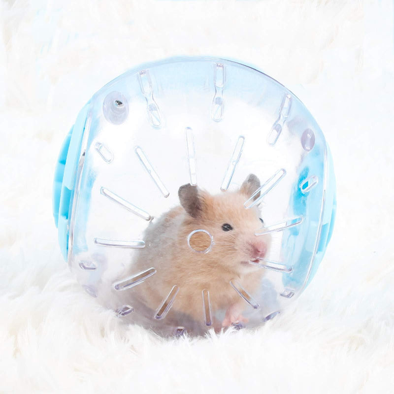 Hamster Exercise Ball, 5.9 inch Toy Mini Running Activity Exercise Ball Toy Transparent Hamster Ball Dog Special Toy Ball Lightweight, Breathable, Pet Jogging Training Activity Ball Toy for Hamster - PawsPlanet Australia