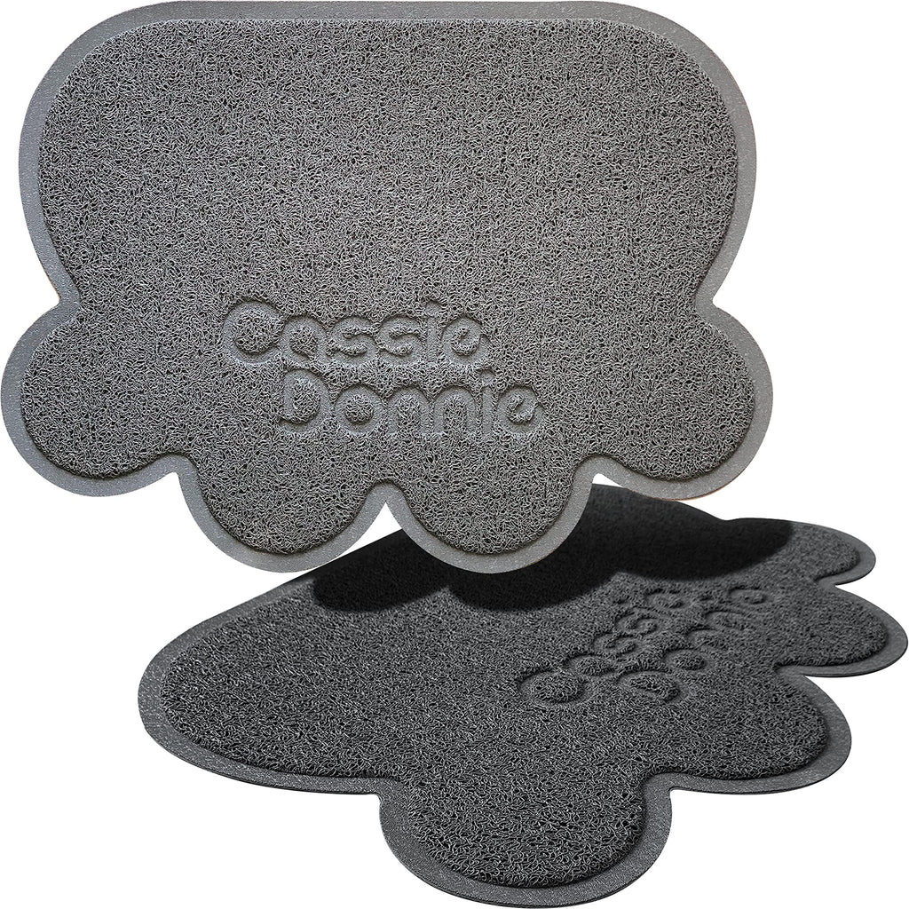 Cassie Donnie Dog and cat Feeding mat.Pet mat for Food and Water Bowls. Flexible Soft Non-Toxic Waterproof Rug. Non-Slip Back on Floor.Easy to Clean.Roll up to Store. - PawsPlanet Australia