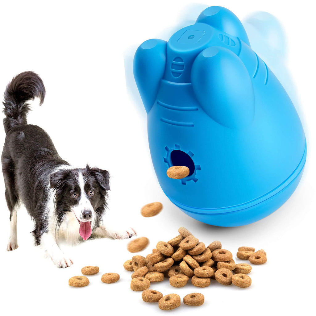 Treat Dispensing Dog Toys, IQ Dog Treat Ball for Dog Treat Dispensing Toy, Dog Treat Toy Interactive Wobble Dog Puzzle Toys for Large/Medium Dog (Tumbler) (Blue) BLUE - PawsPlanet Australia