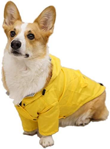Dogs Outfits for Small Medium Large Dogs Waterproof Puppy Raincoat Dog Jacket Coat Windproof Pet Outfits Pet Supplies (L) - PawsPlanet Australia
