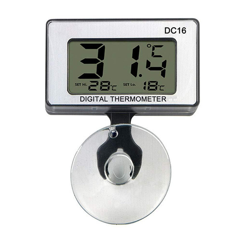 Windspeed Aquarium Thermometer, LCD Digital Display Temperature Monitor with Sucker Water Tank Thermometer,High/Low Temperature Flashing Alarm - PawsPlanet Australia