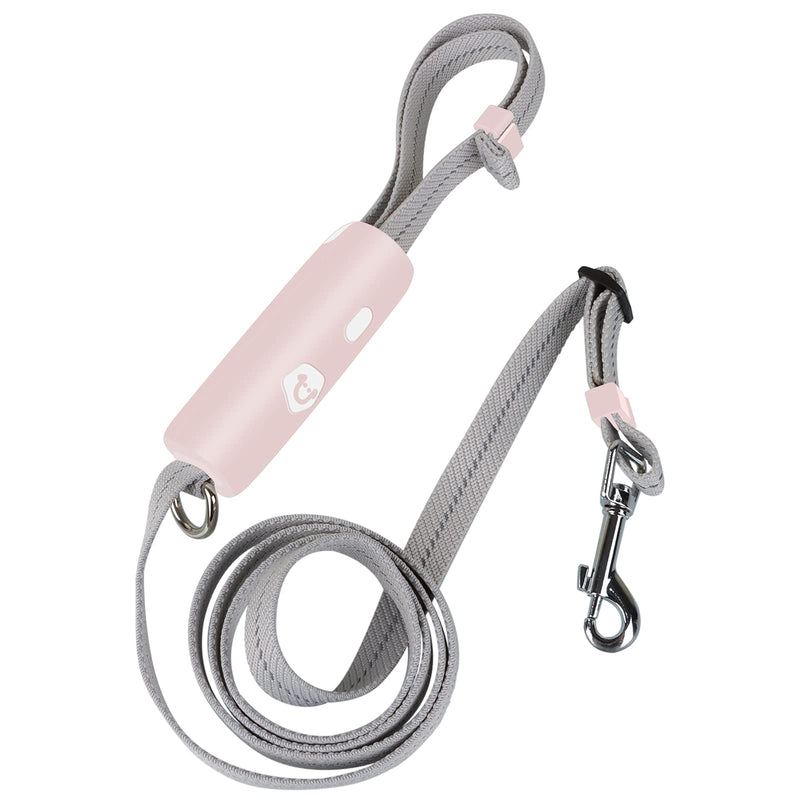 SEVCEN dog leash,wrist loop pet leash,manual small and medium-sized adjustable-length with non-Slip handle leash; strong nylon tape/Ribbon; dog leash that can bind objects ,free hands pet Leash (Pink) Pink - PawsPlanet Australia